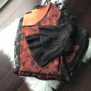 SALE!🎉Color contrast babydoll tunic. Sz.XL.